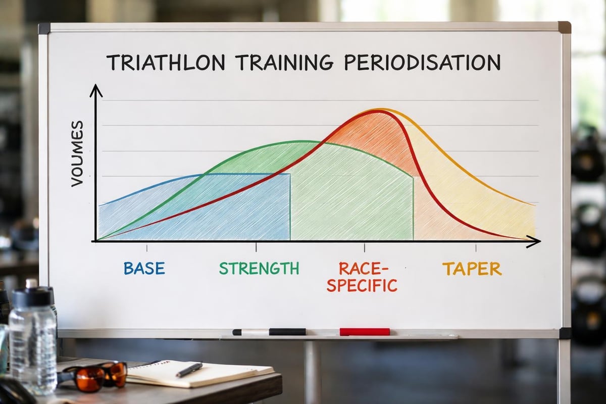 Periodisation phases in triathlon preparation
