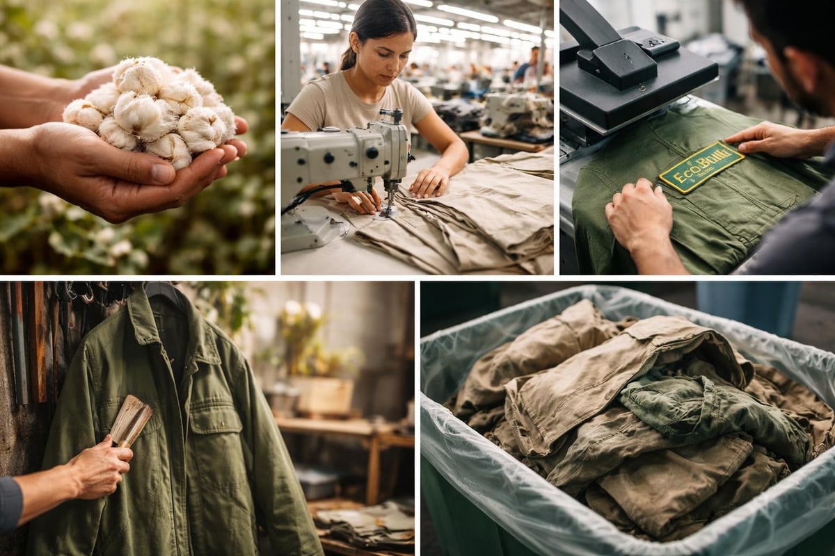 Sustainable workwear lifecycle