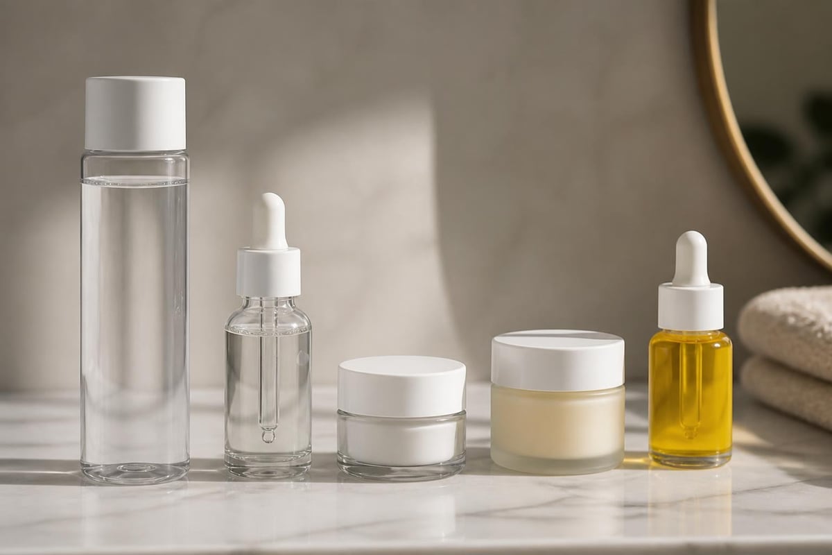 Skincare layering technique