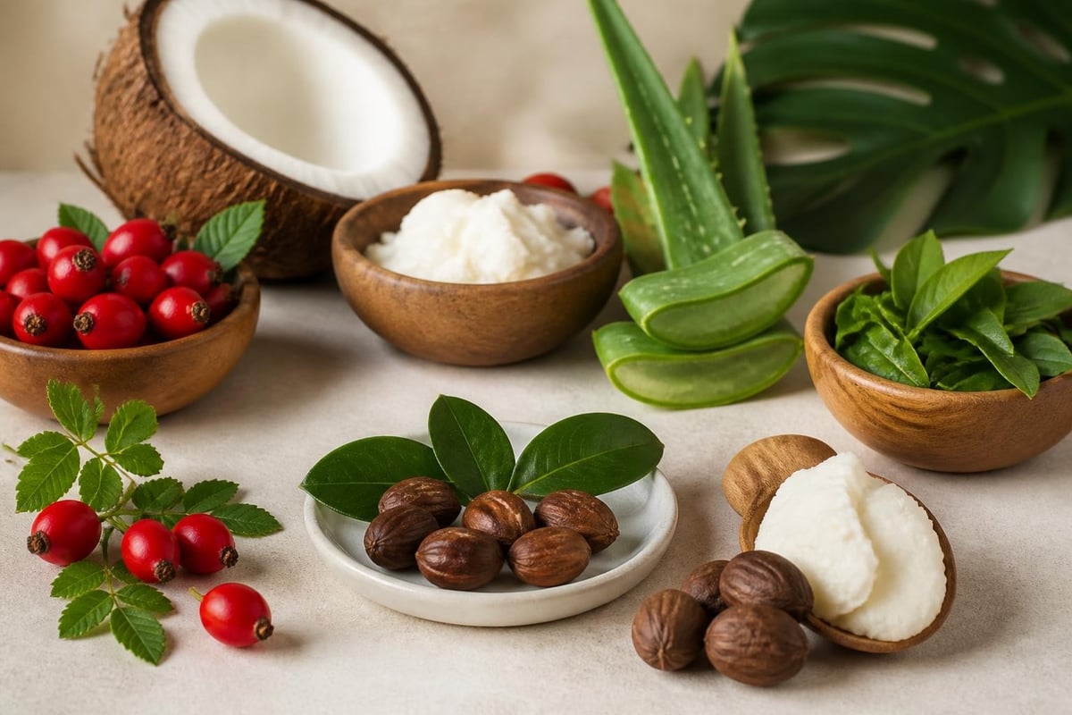 Vegan skincare ingredients