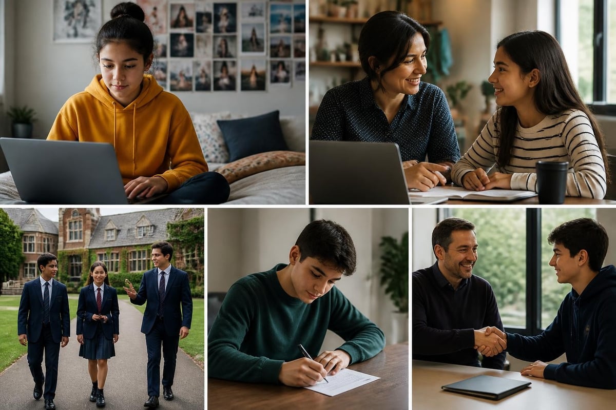 Boarding school enrollment funnel stages