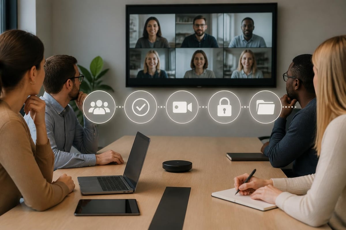 Organisatorische Prozesse für DSGVO-konforme Videokonferenzen