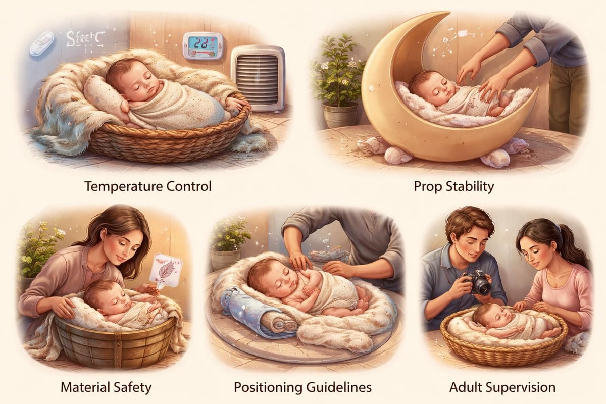 Safety checklist for newborn photography