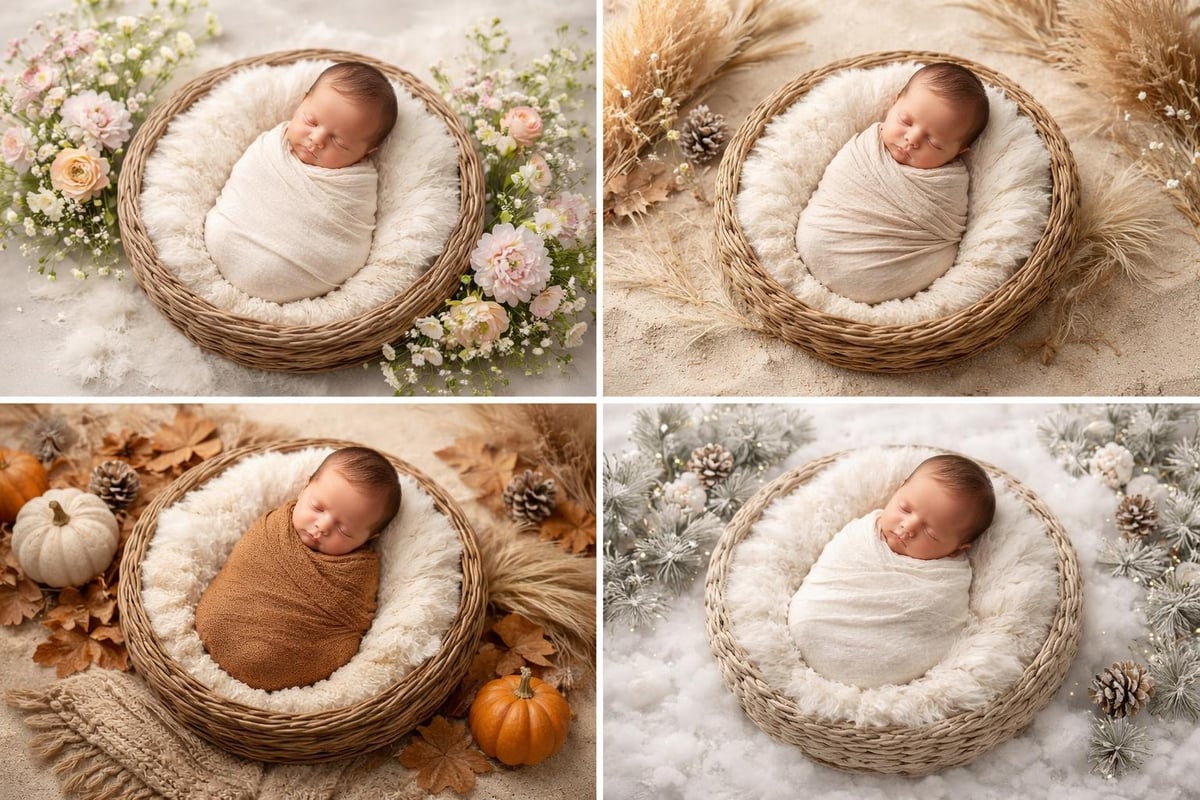 Seasonal prop styling