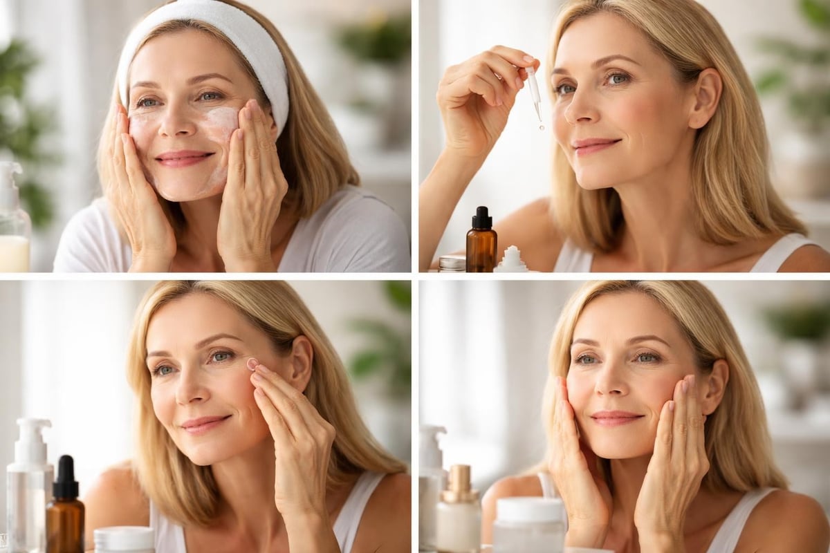 Menopausal skincare routine