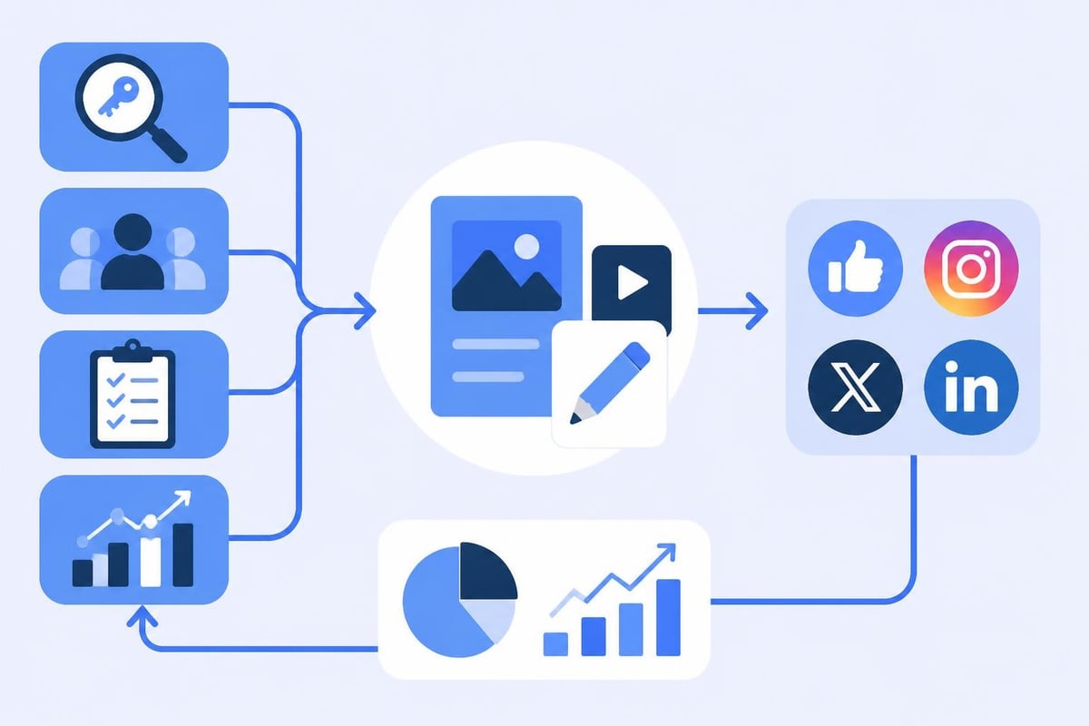 Social content workflow