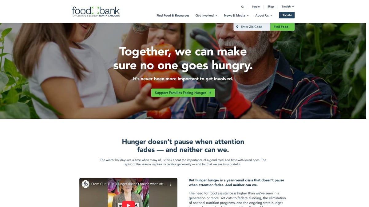 9 Essential Volunteer Raleigh Opportunities for 2026 - Food Bank of Central & Eastern North Carolina