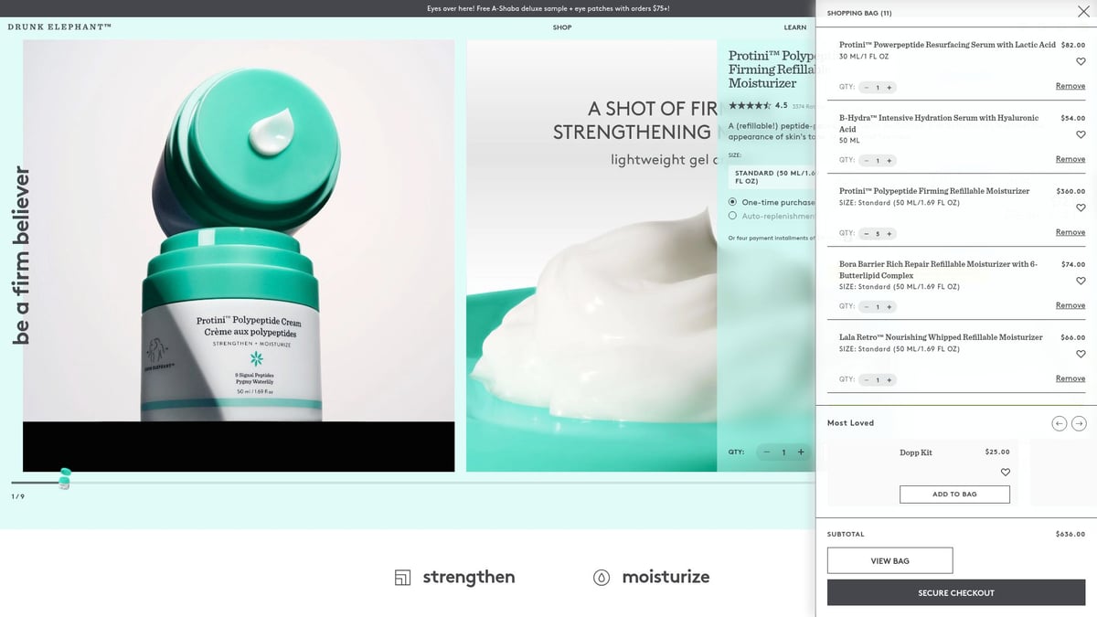 9 Must-Try The Beauty Products for Glowing Skin in 2026 - Drunk Elephant Protini Polypeptide Cream