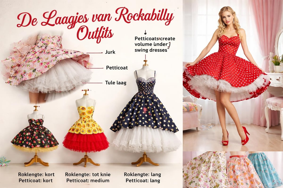 Rockabilly petticoat styling