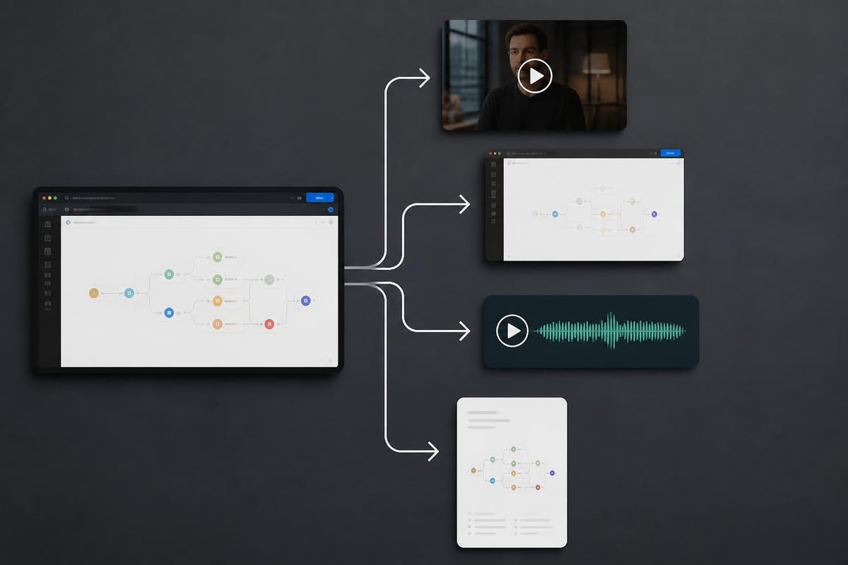 Content workflow diagram