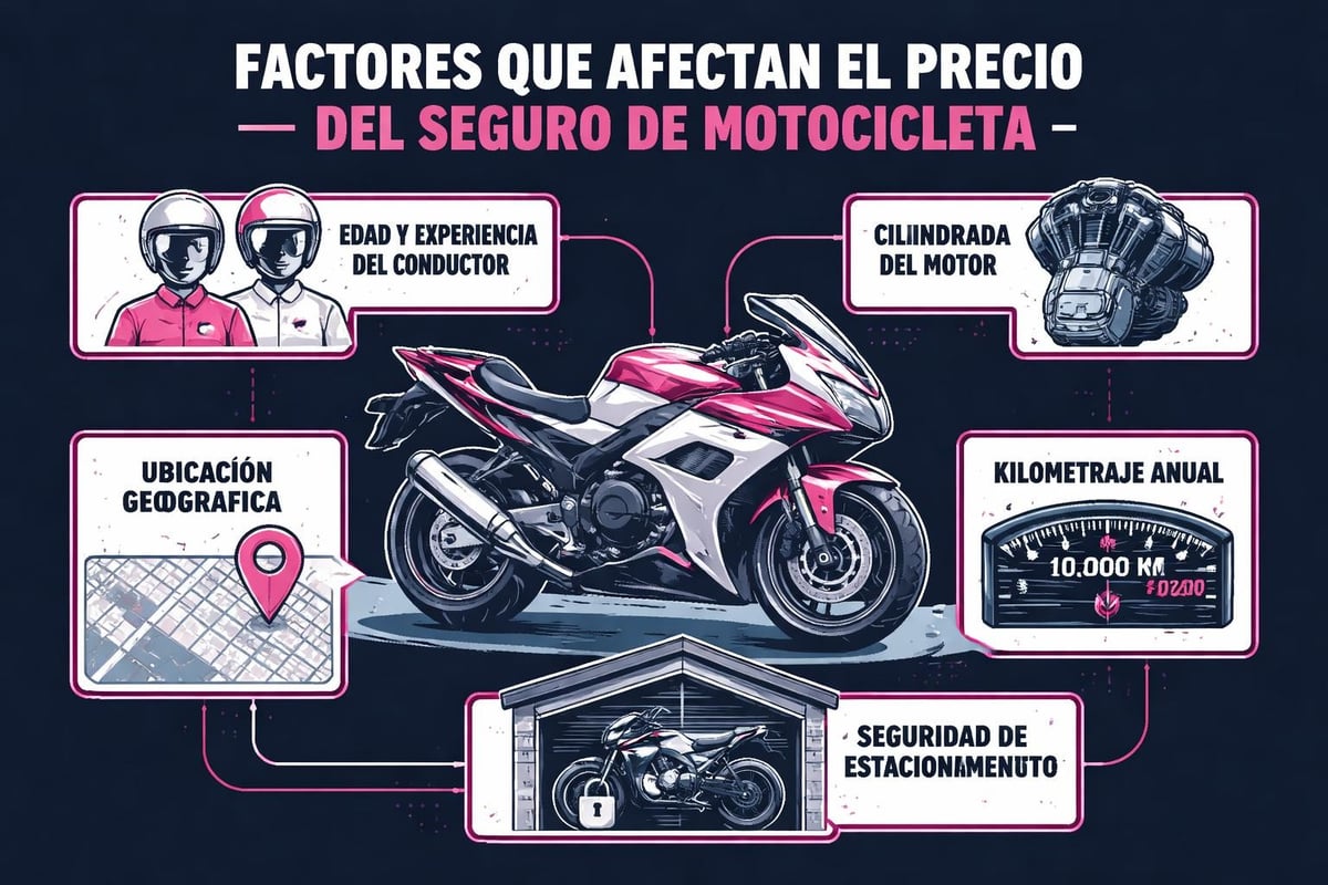 Precio de Seguro para Moto: Guía Completa 2026 1 Factores de precio en seguros de moto