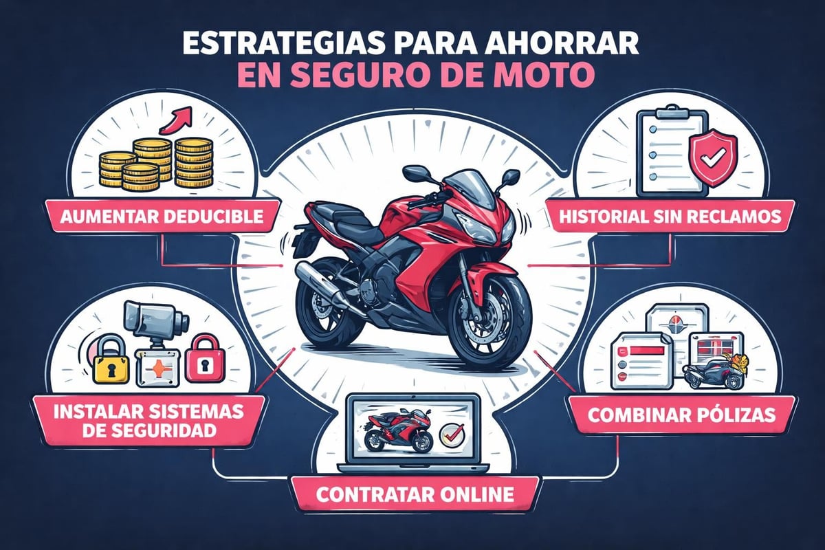 Precio de Seguro para Moto: Guía Completa 2026 2 Estrategias para reducir precio del seguro