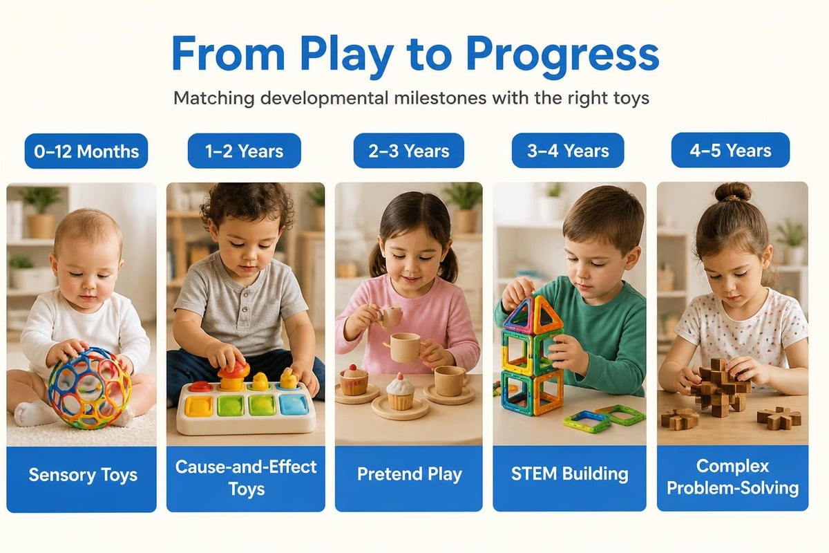 Developmental milestones by age
