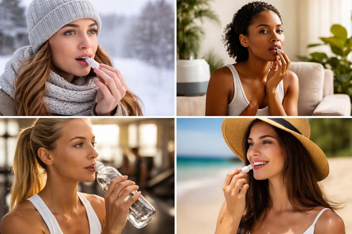 Environmental factors affecting lip health