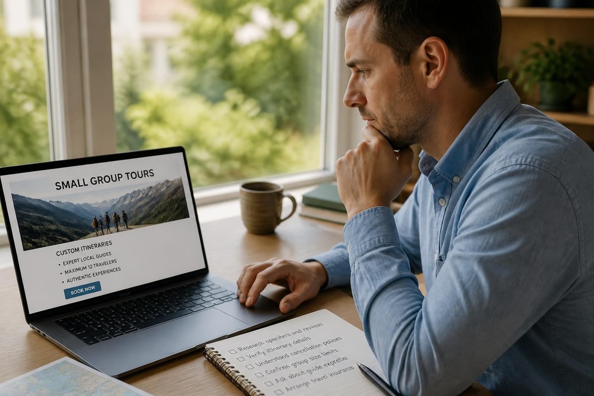 Booking preparation checklist