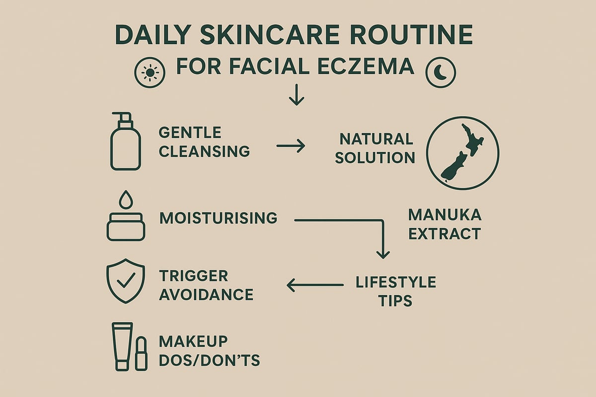 Daily Skincare Routine for Managing Facial Eczema