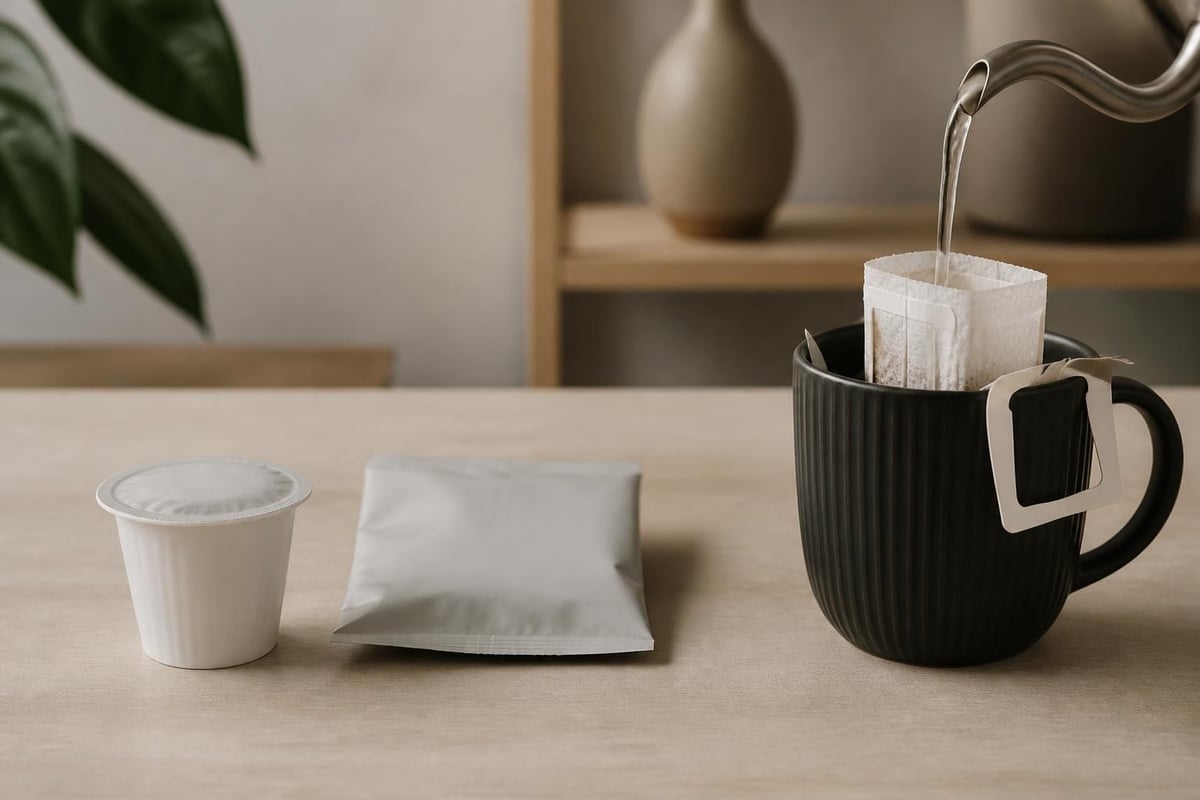 Single-serve coffee evolution
