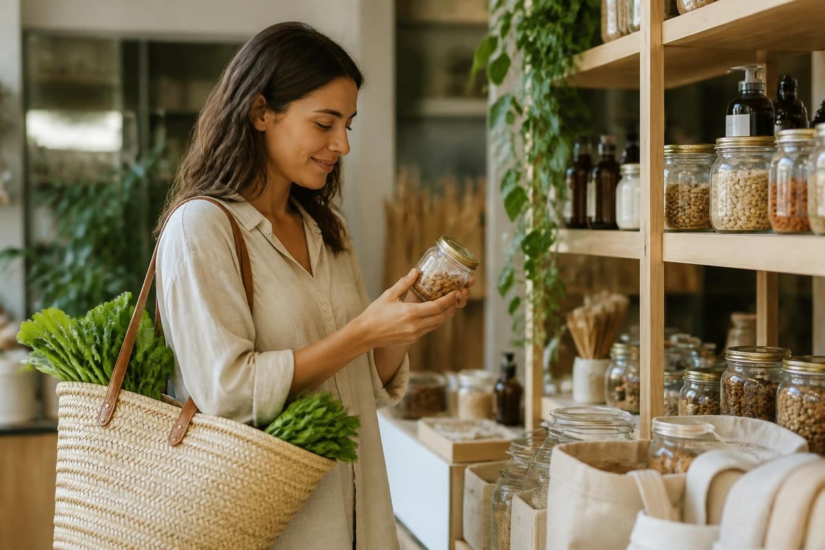 Zero waste livsstil med kurvetaske