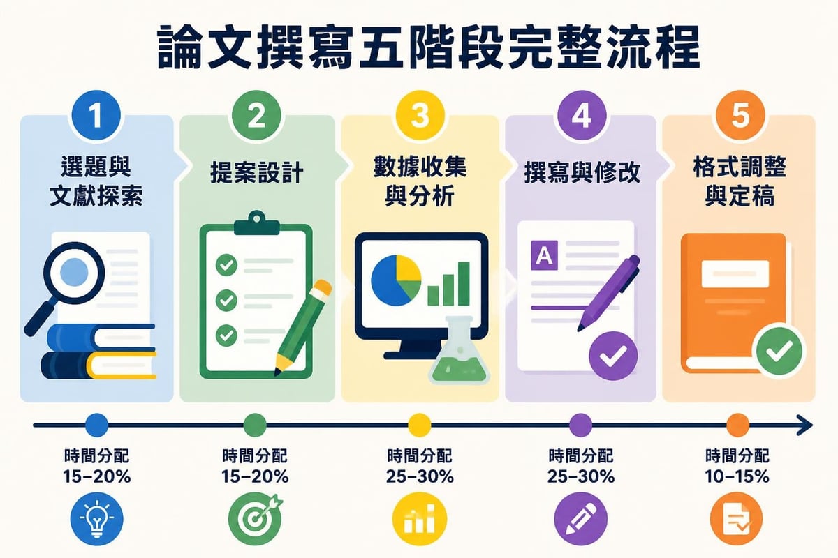 畢業論文自主完成流程