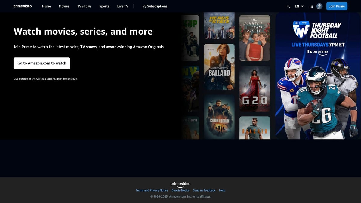 Descubre Lo Mejor De: 8 Opciones Imprescindibles en 2025 - Prime Video – Lo Mejor del Cine y TV 2025