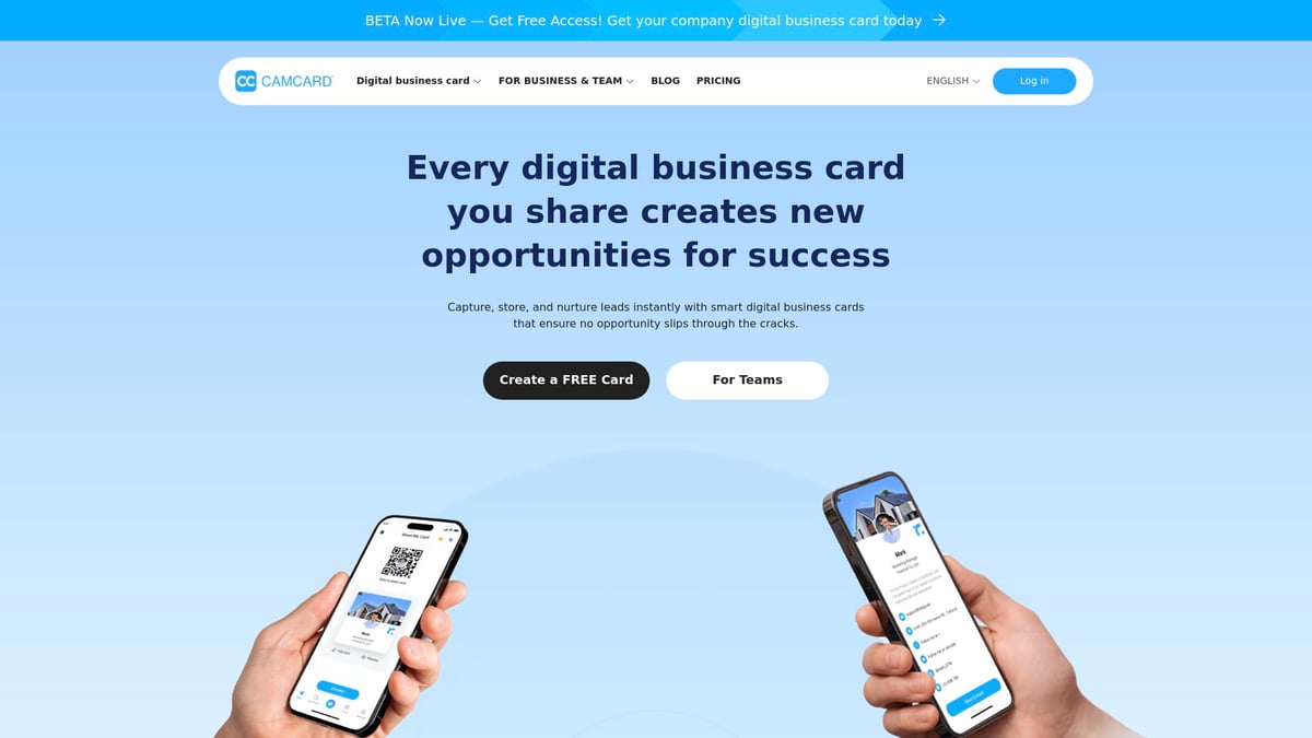 9 Essential Name Card App Picks for Professionals in 2025 - CamCard