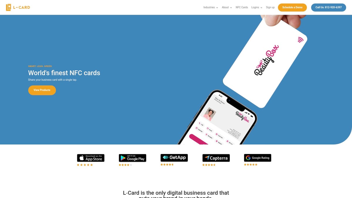 9 Essential Name Card App Picks for Professionals in 2025 - L-Card Pro