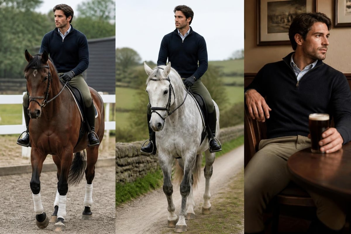 Versatile riding pieces worn across contexts