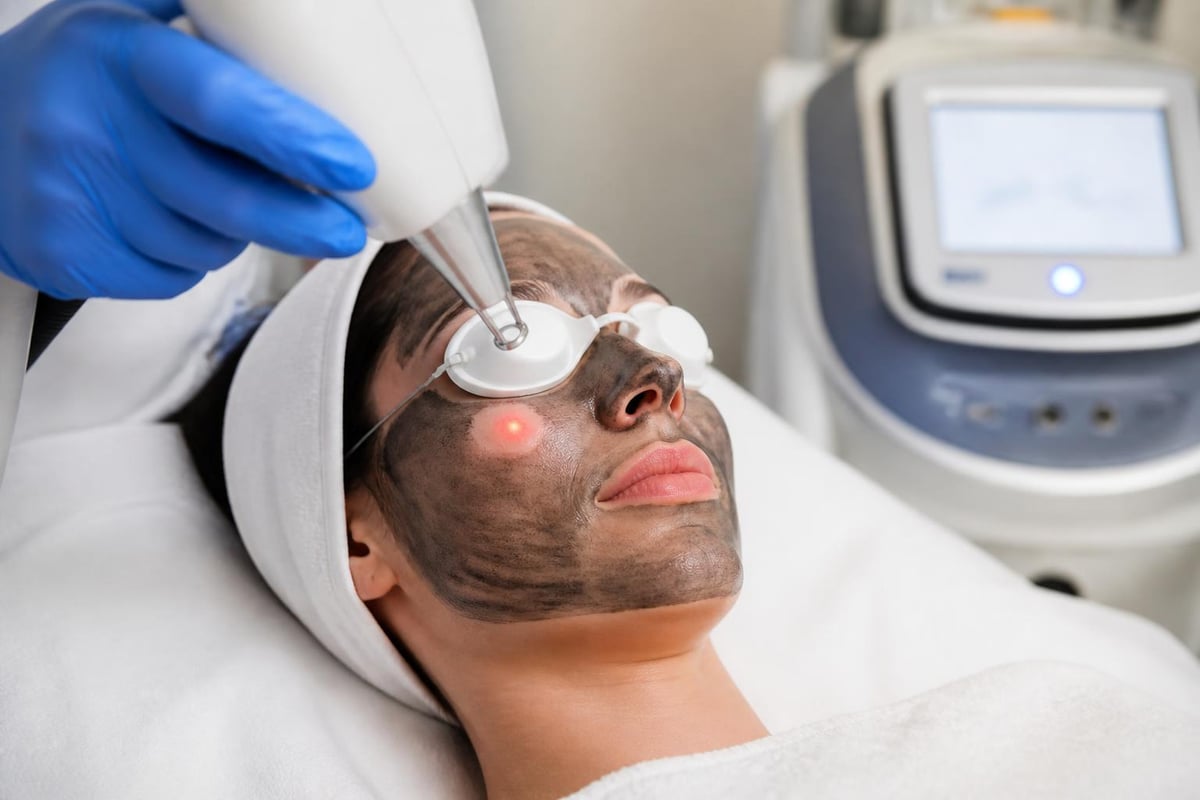 Carbon laser peel mechanism