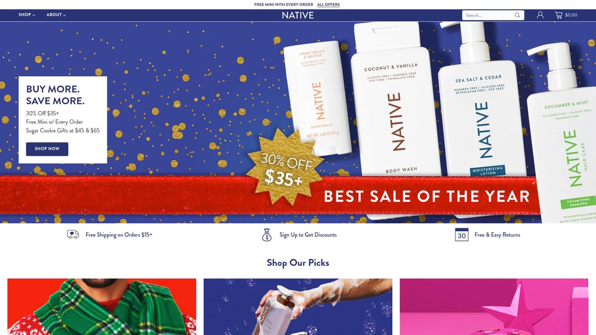 9 Essential Natural Body Care Products to Try in 2026 - Native Deodorant (Coconut & Vanilla)