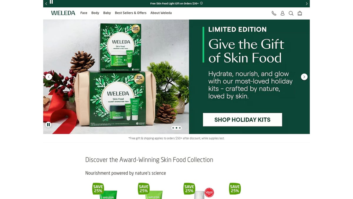 9 Essential Natural Body Care Products to Try in 2026 - Weleda Skin Food Body Butter