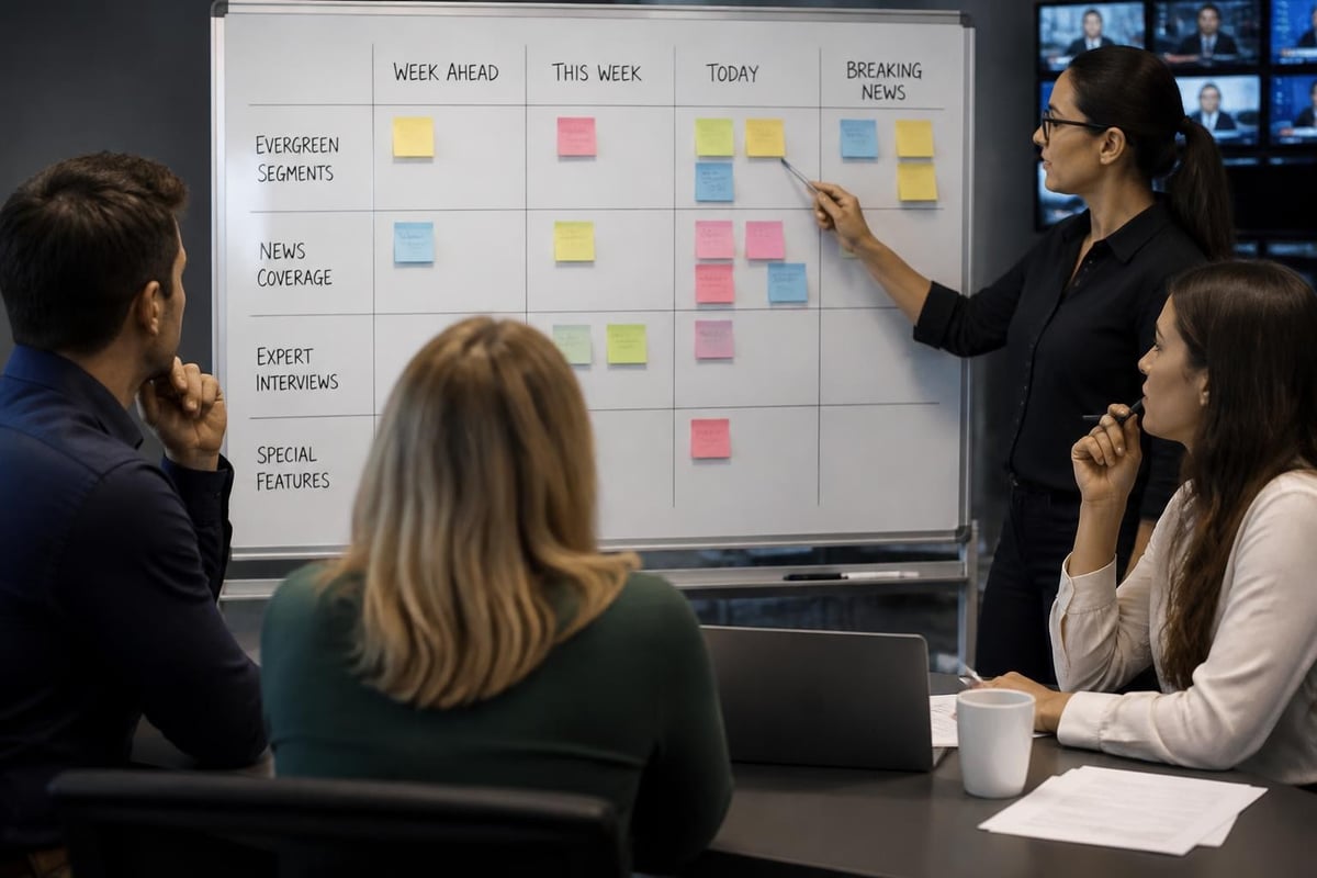 TV producer pitch timeline