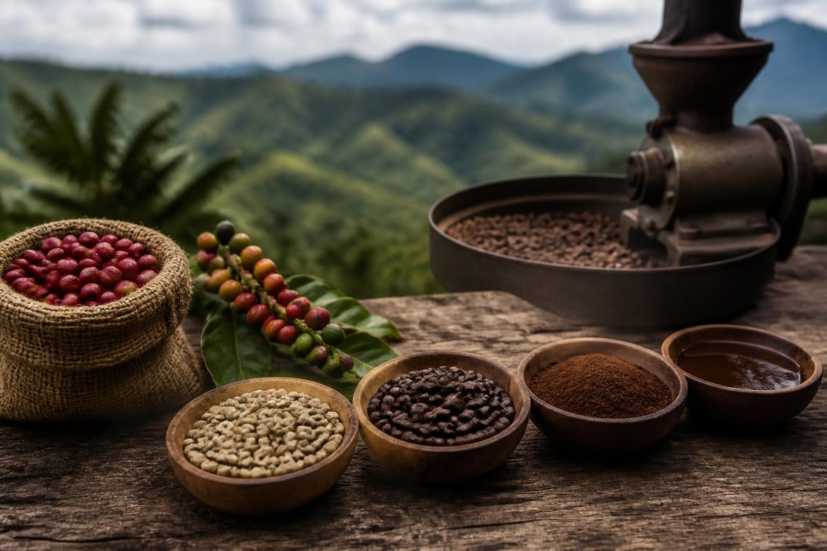 Coffee bean quality assessment factors