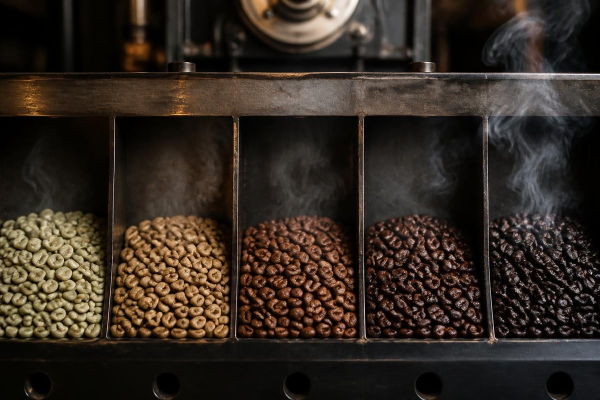 Coffee roasting chemical changes