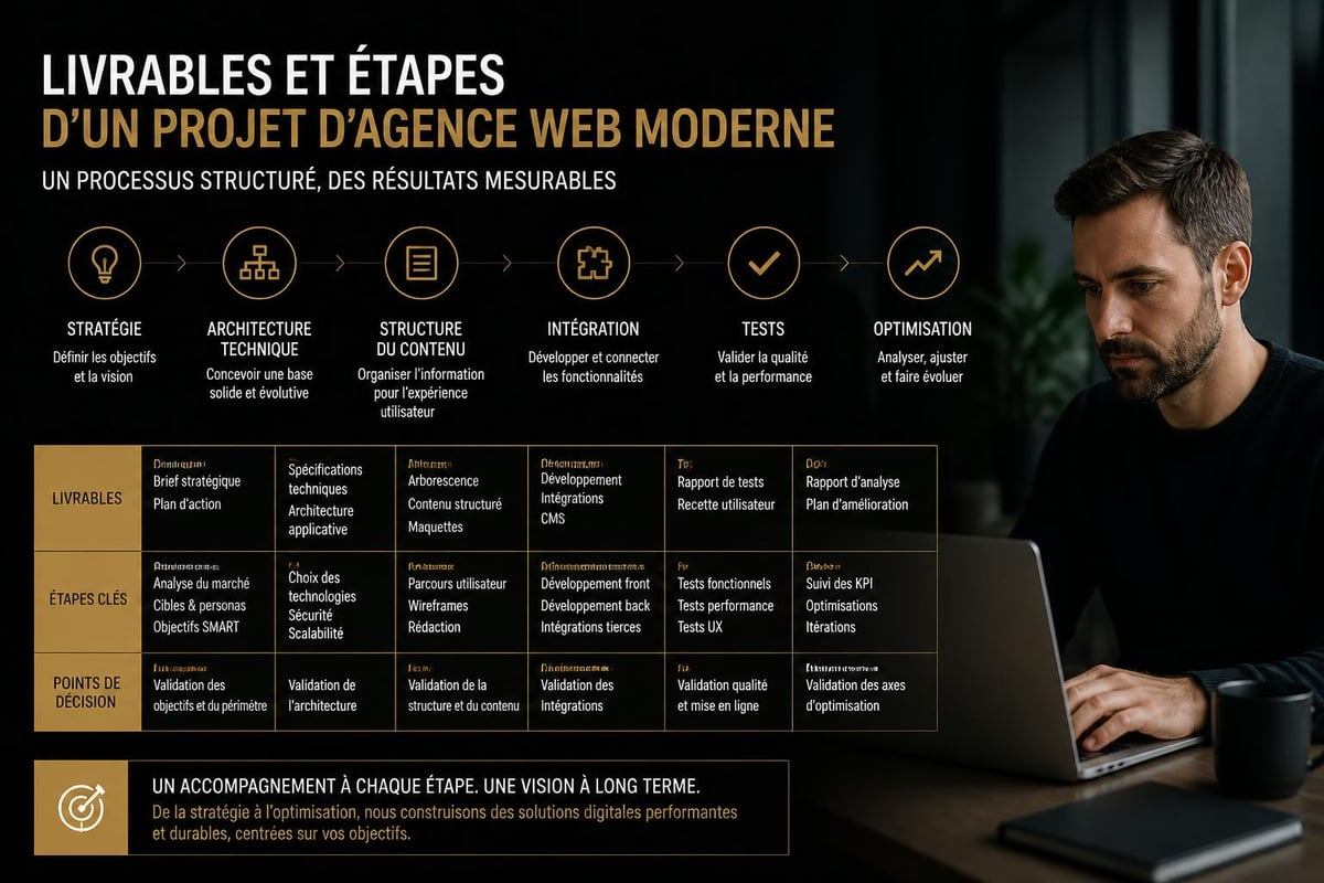 Workflow d'agence web site