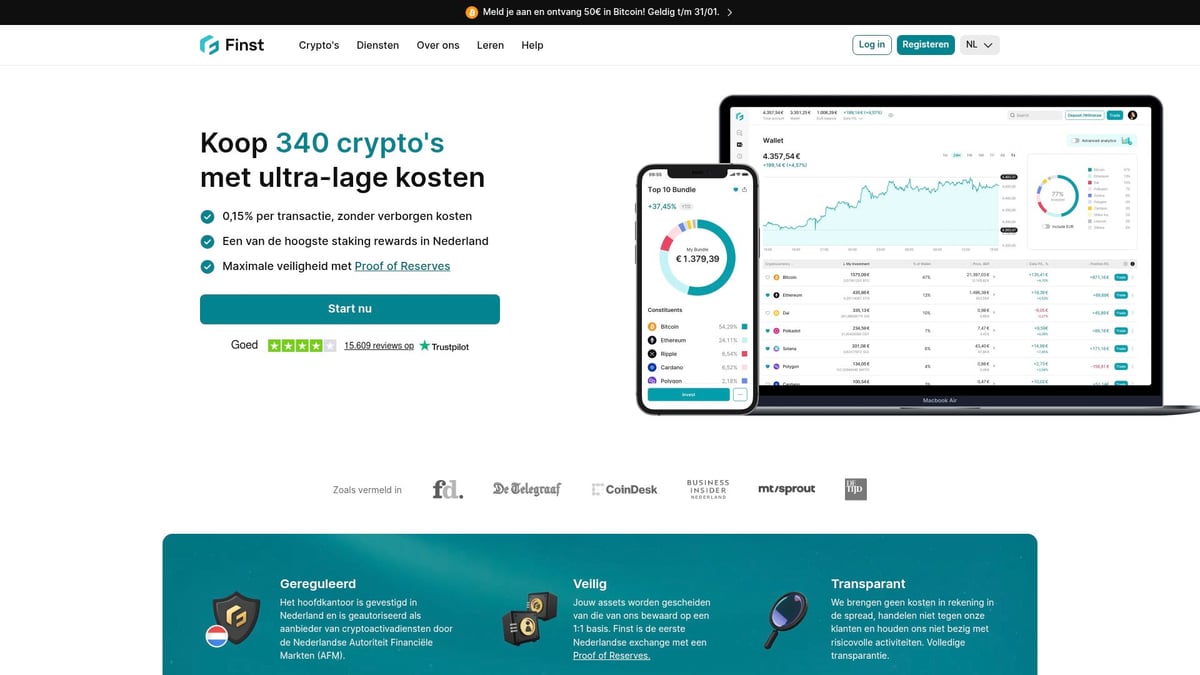 7 Populaire Crypto Exchange Nederland Voor 2026 Ontdekt - Finst