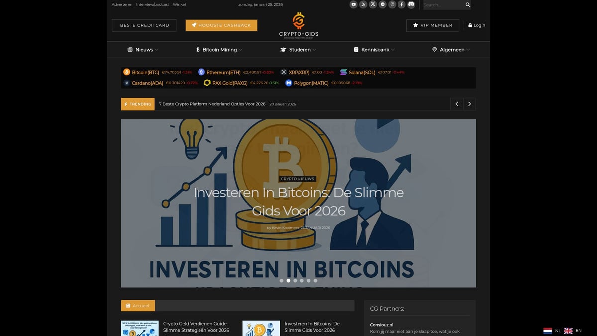 7 Populaire Crypto Exchange Nederland Voor 2026 Ontdekt - Crypto-Gids.nl