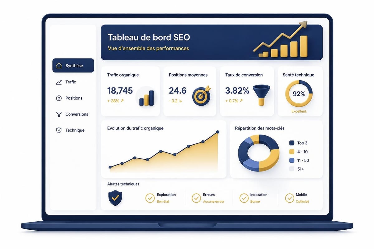 Dashboard analytics SEO