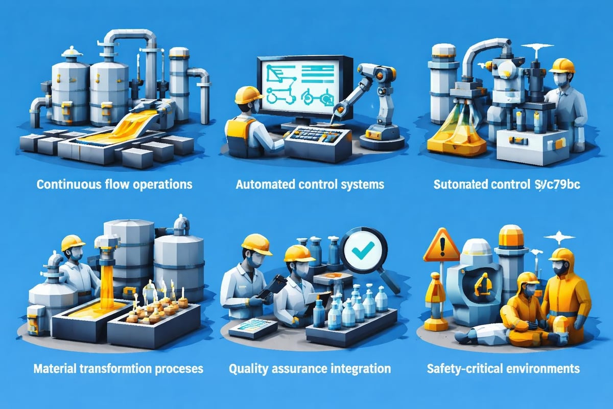 Process industries operational characteristics