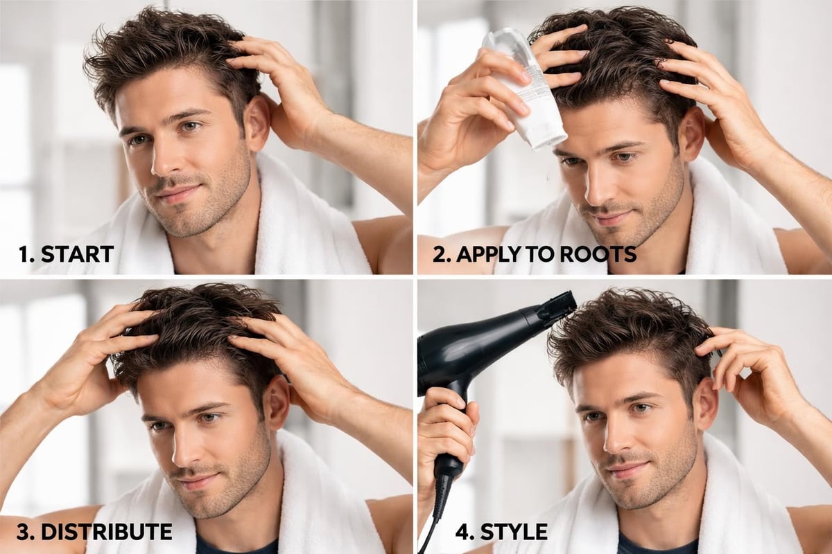 Gel application technique