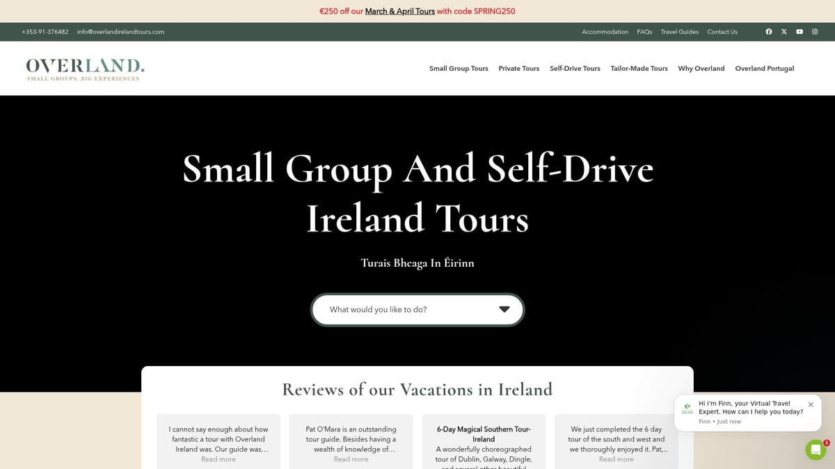 9 Unforgettable Ireland Trip Packages for 2026 Adventures - Overland Ireland Ultimate Small Group Tour