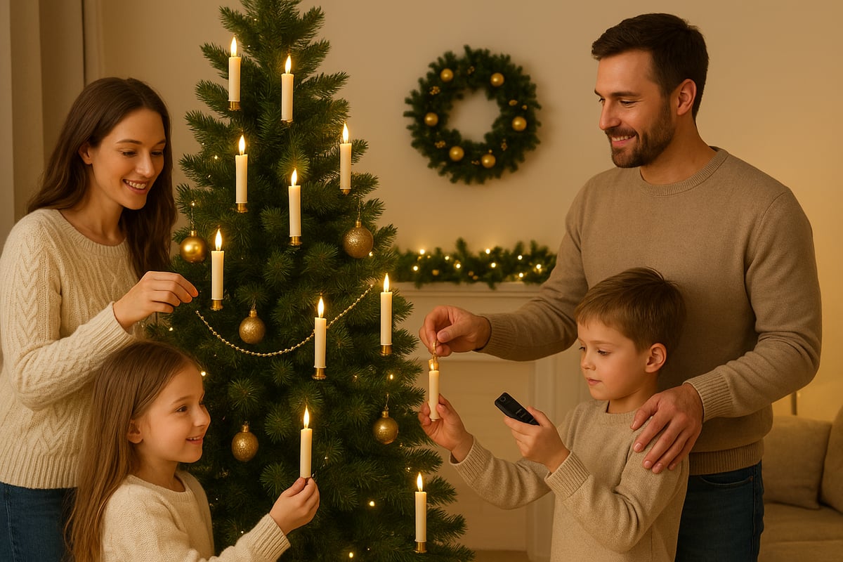Safety Tips for Using Xmas Tree Candles