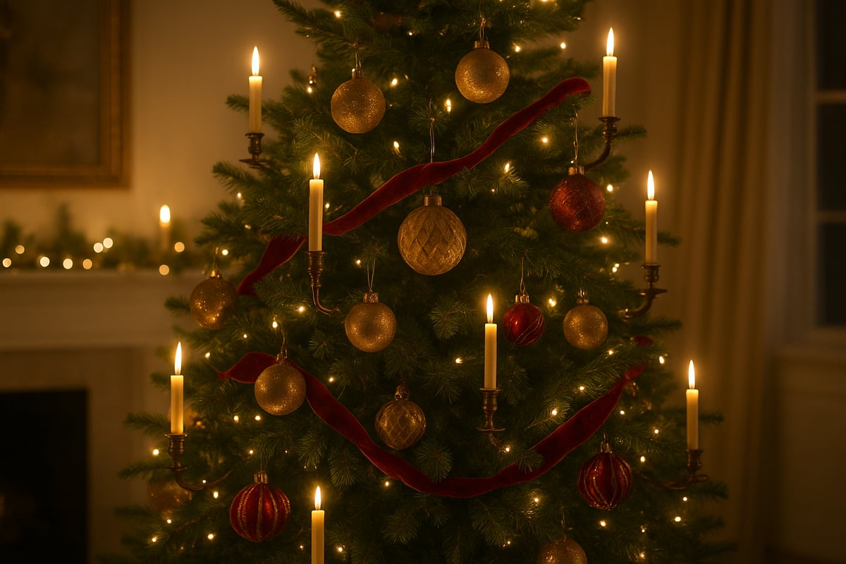 Creative Ways to Style Your Xmas Tree with Candles