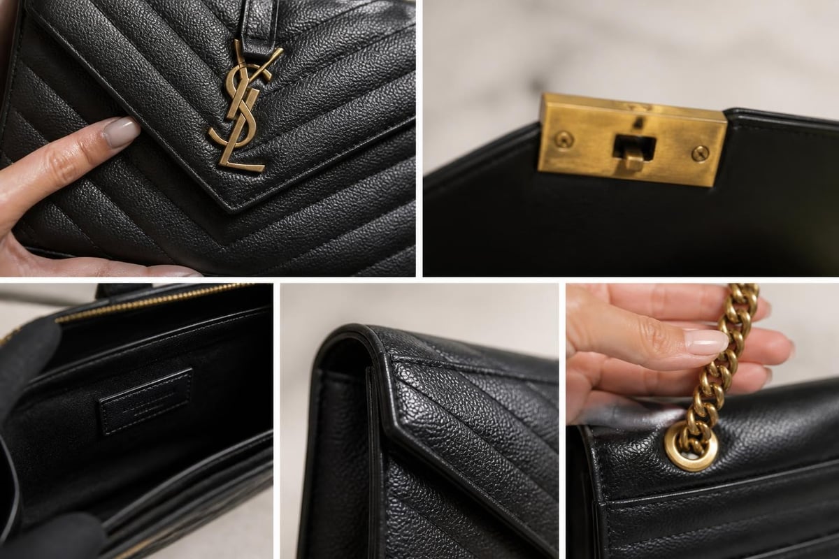 YSL bag authentication details