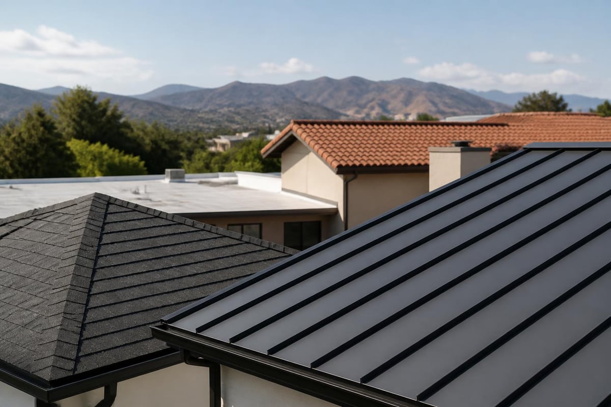 Roofing material comparison