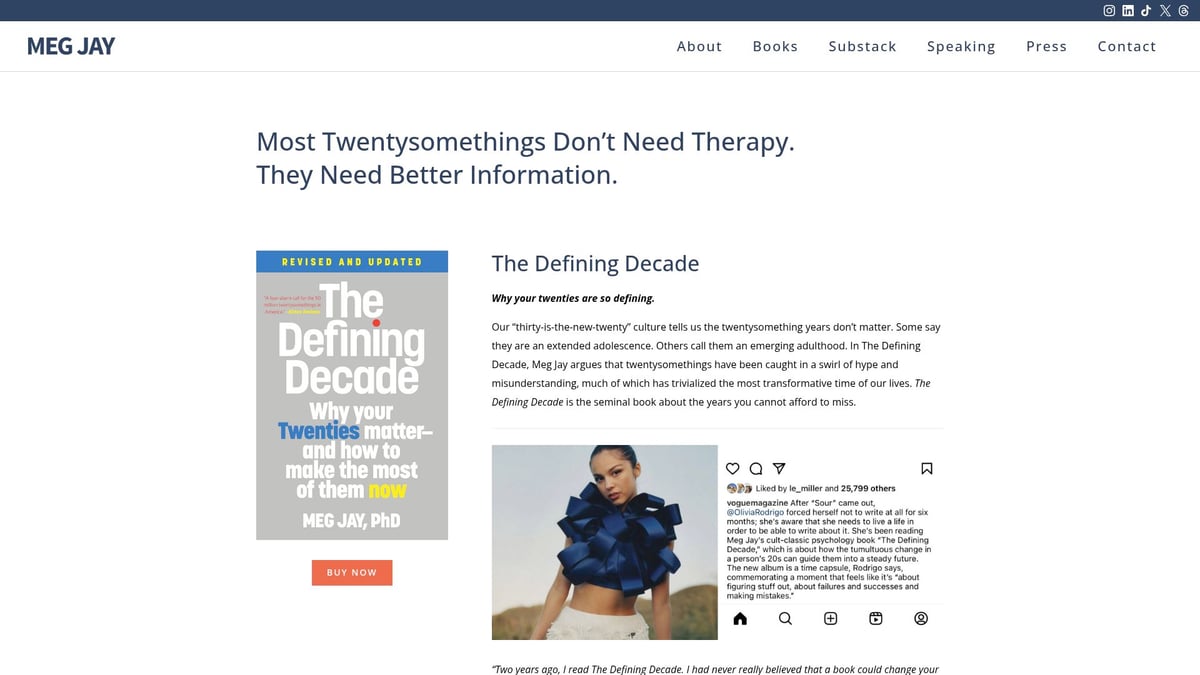 Top 8 Books on Life Skills to Read in 2026 - The Defining Decade: Why Your Twenties Matter—And How to Make the Most of Them Now