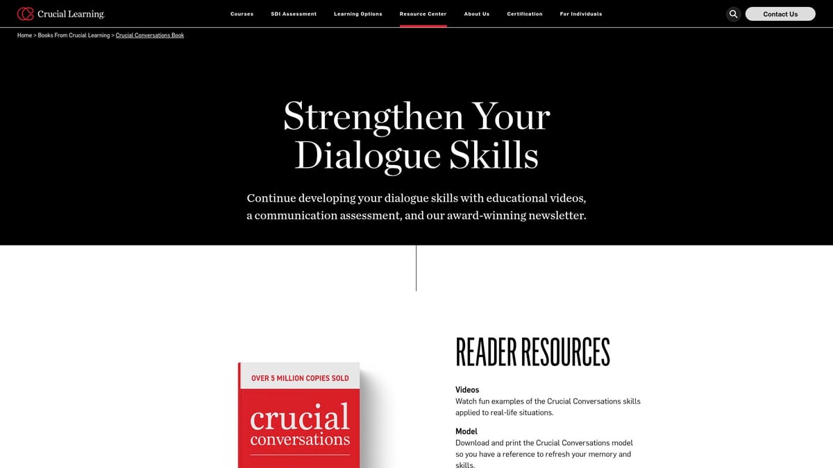 Top 8 Books on Life Skills to Read in 2026 - Crucial Conversations: Tools for Talking When Stakes Are High