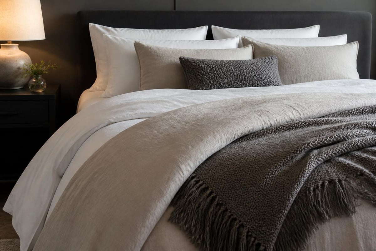 Layering winter bedding