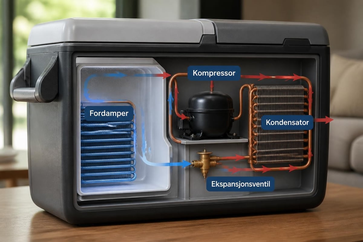 Kompressor kjølesystem komponenter