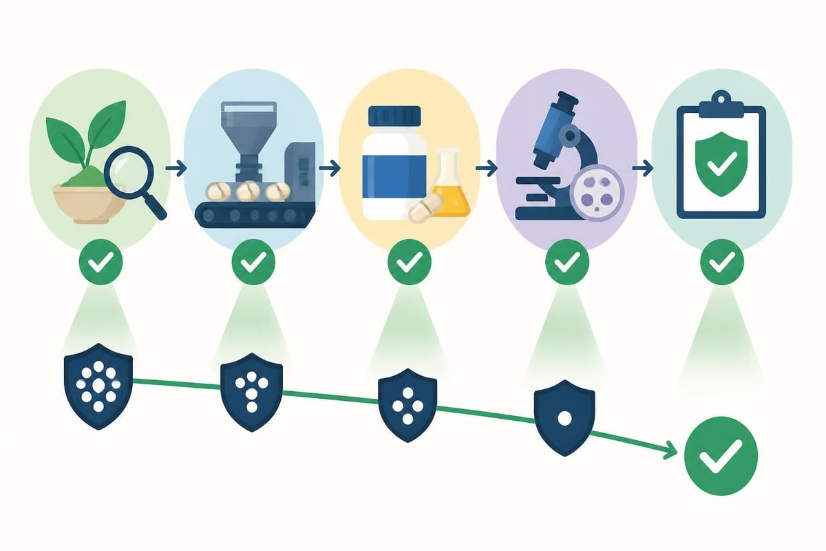 Supplement testing and verification process