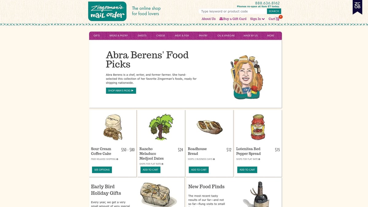 9 Irresistible Online Food Gifts to Delight Anyone in 2025 - Zingerman’s: Legendary Deli Gift Boxes